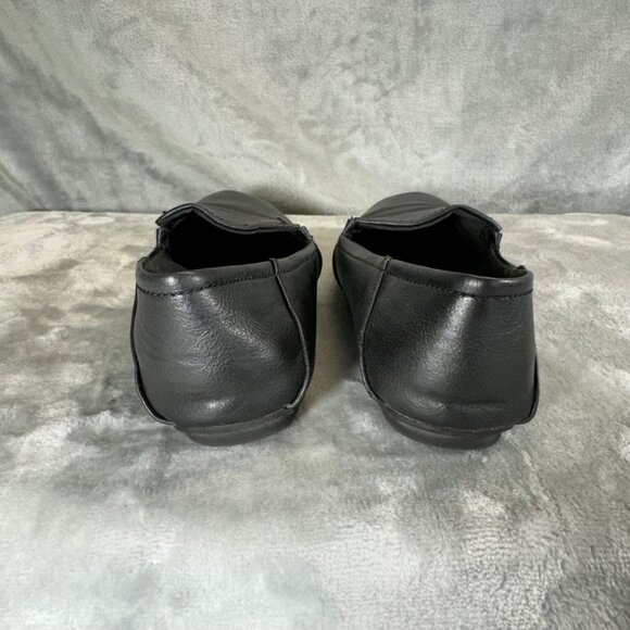 Style & Co womens size 6M leather black slip on loafers - Picture 15 of 16